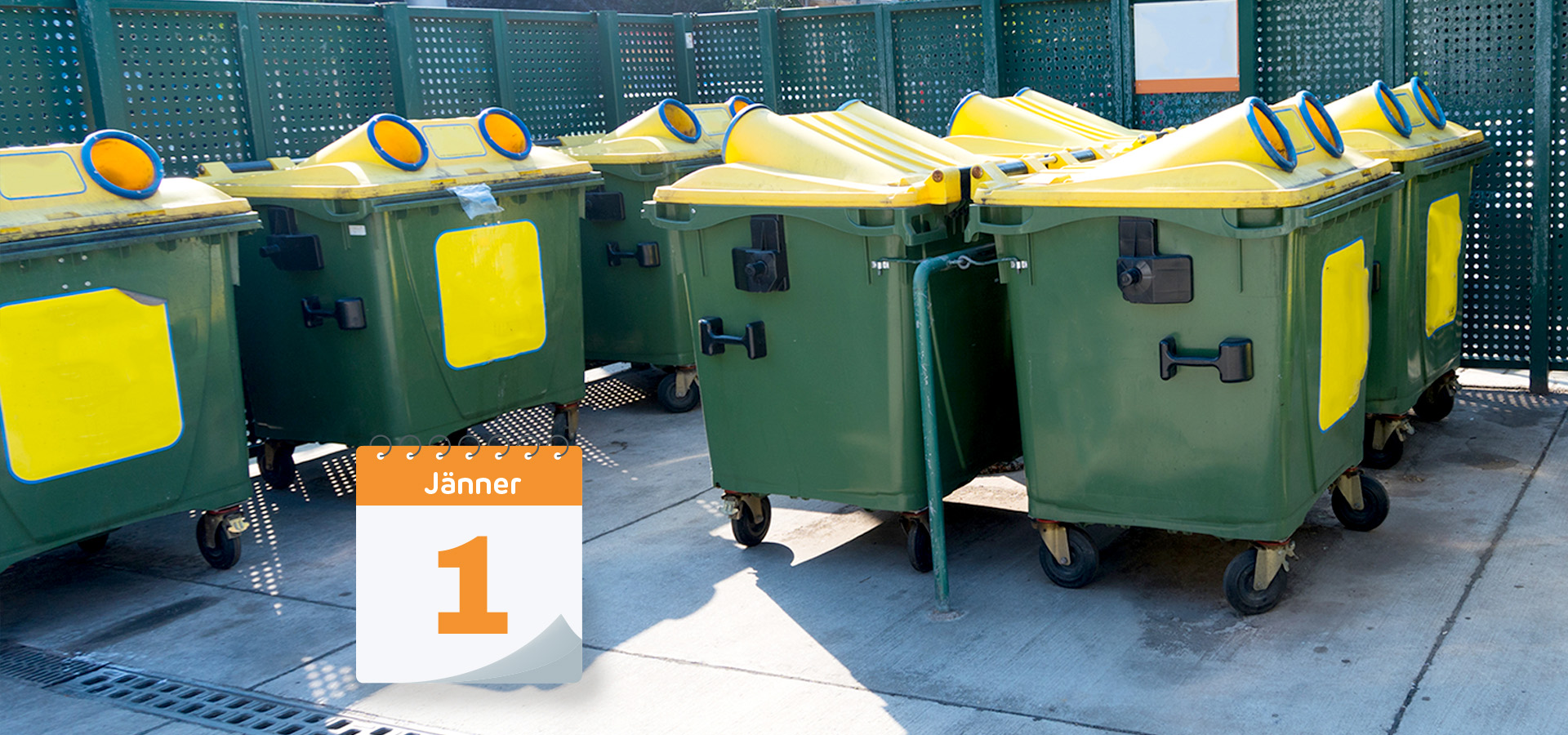Gelbe Tonne - Kunststoffsammlung ab 1.1.2023 in Österreich vereinheitlicht; einheitliches Sammeln von Verpackungen; Recycling; Kreislaufwirtschaft