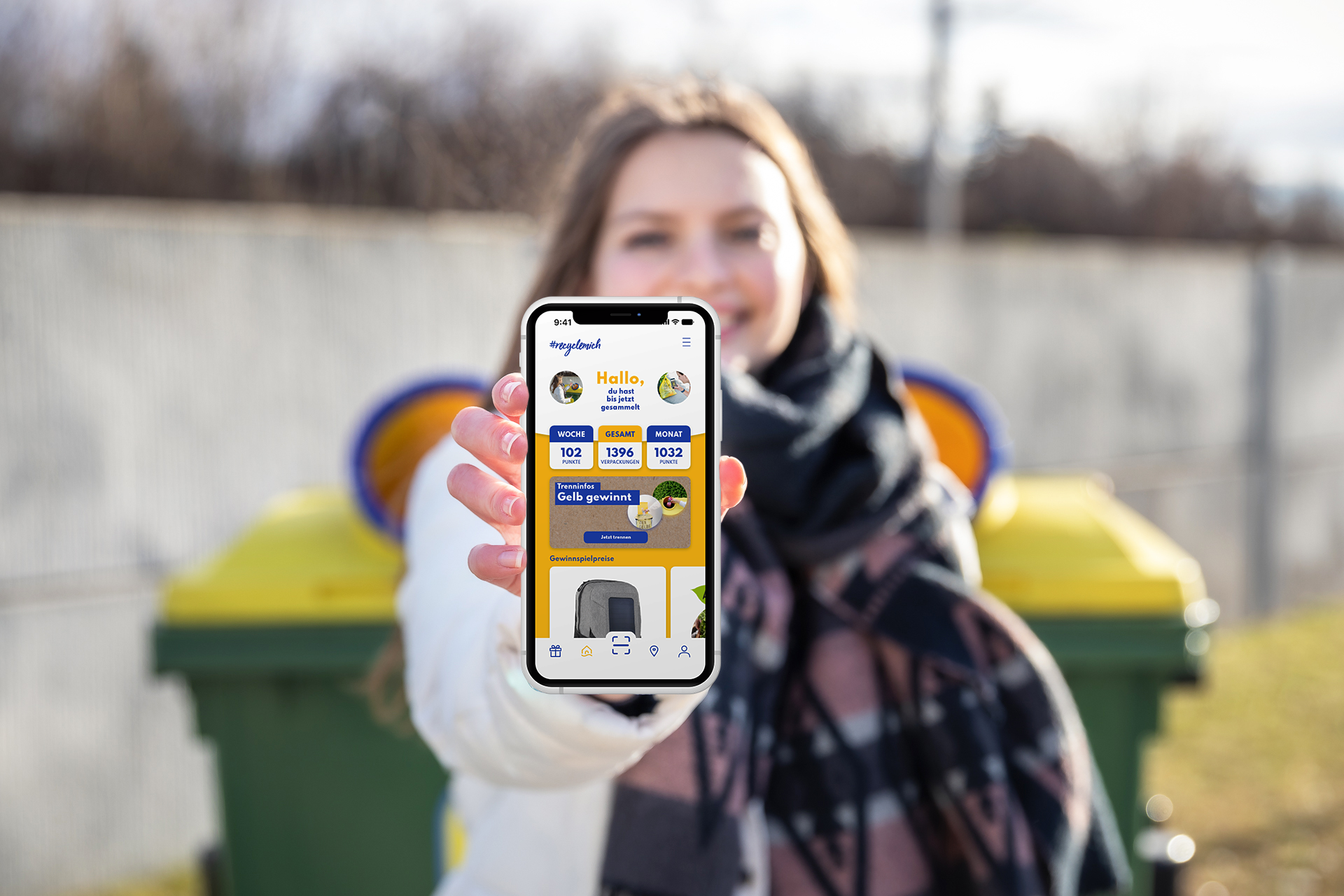 RecycleMe: 1,5 Mio. Verpackungen mit RecycleMich-App recycelt