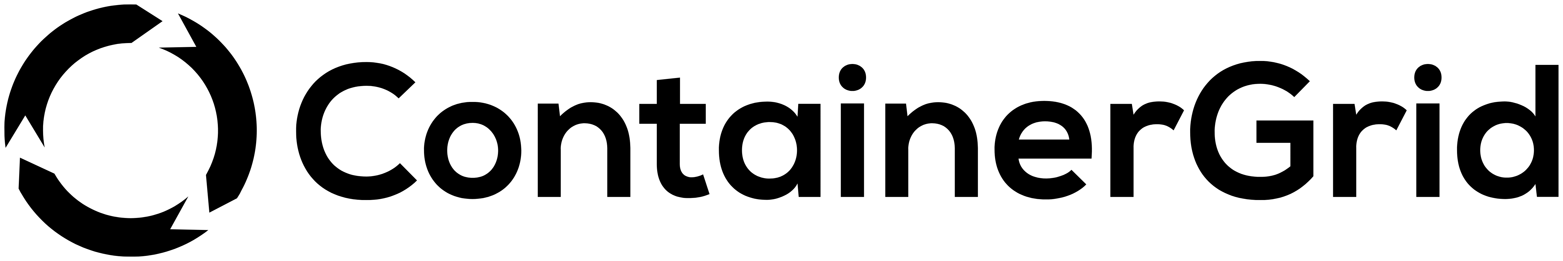 ContainerGrid Logo schwarz